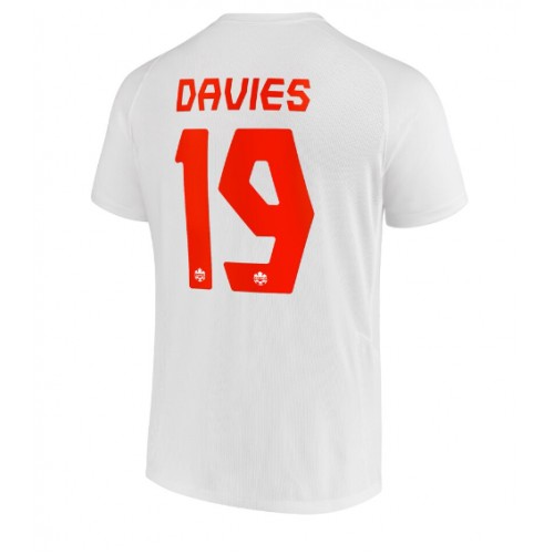 Canada Alphonso Davies #19 Bortedrakt VM 2022 Kortermet Canada Alphonso Davies #19 Bortedrakt VM 2022 Kortermet